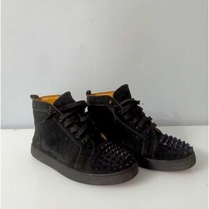 Cristian Louboutin red bottom sneakers